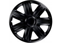 4-Piece Hubcaps Comfort Black 14 Inch