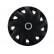 4-Piece Hubcaps Craft RC Black (Convex Rims) 16 inch