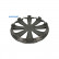 4-Piece Hubcaps Craft Silver / Black (Convex Rims) 16 inch, Thumbnail 5