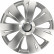 4-Piece Hubcaps Energy RC Silver 14 inch