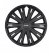 4-piece Hubcaps Giga 15-inch matt black