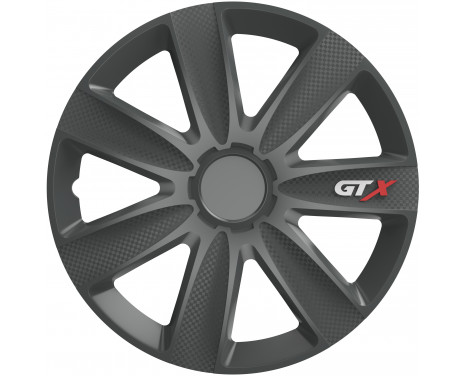 4-piece Hubcaps GTX Carbon Graphite 16 inch