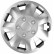 4-Piece Hubcaps Nova NC Silver 14 inch