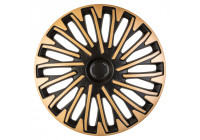 4-piece Hubcaps Soho 16-inch black / gold