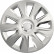 4-Piece Hubcaps Stratos RC Silver 16 inch