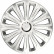 4-Piece Hubcaps Trend Silver 15 inch