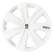 4-Piece Sparco Hubcaps Palermo 14-inch White