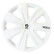 4-Piece Sparco Hubcaps Palermo 15-inch White