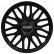 4-Piece Sparco Hubcaps Roma 14-inch black