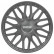 4-Piece Sparco Hubcaps Roma 14-inch gray