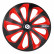 4-piece Sparco Hubcaps Sicilia 14-inch black / red / carbon