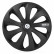 4-piece Sparco Hubcaps Sicilia 16-inch black / carbon