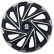 4-Piece Sparco Hubcaps Varese 14-inch silver / black