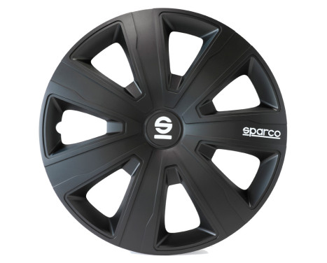 4-piece Sparco Wheel cover set Palermo 16-inch black