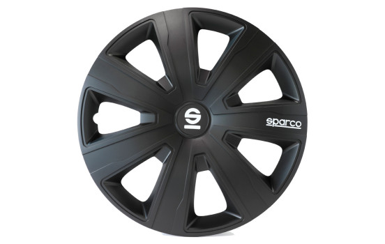 4-piece Sparco Wheel cover set Palermo 16-inch black