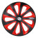 4-Piece Sparco Wheel Cover Set Sicilia 16-inch black / red / carbon