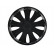 4-Piece Wheel Cover Set Aviator Silver & Black 16'', Thumbnail 2