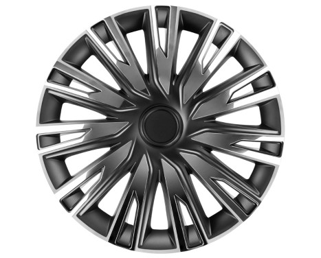 4-piece wheel cover set Copra 15-inch chrome/black