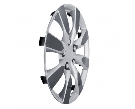 Arkansas 15-inch wheel cover set, silver/gunmetal, Image 2
