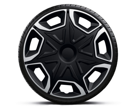 AutoStyle 4-Piece Wheel Cover Set Blade 14-inch silver/black, Image 2