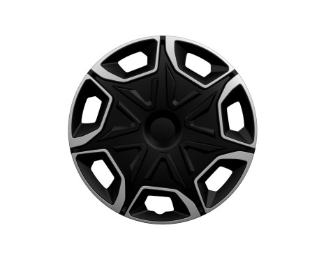 AutoStyle 4-Piece Wheel Cover Set Blade 15-inch silver/black