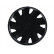 Craft RC Black Wheel Cover Set (Convex Rims) 16 inch, Thumbnail 2