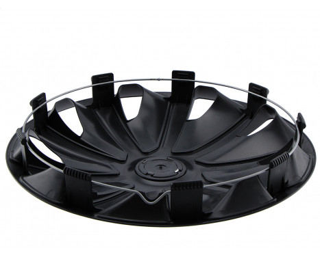 Craft RC Black Wheel Cover Set (Convex Rims) 16 inch, Image 3