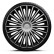 Dakota 15-inch wheel cover set, silver/black, Thumbnail 2