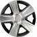 Hubcap set Esprit Silver&Black 16 inch