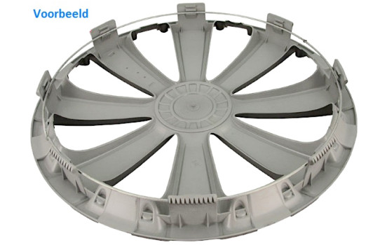 Hubcap set Stratos RC Black&Silver 13 inch, Image 3