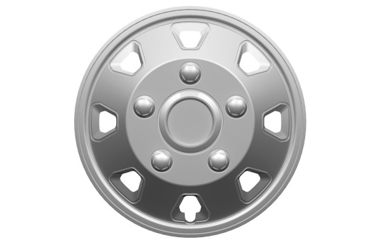 Hubcap set Utah II 14-inch silver (Convex Rims)