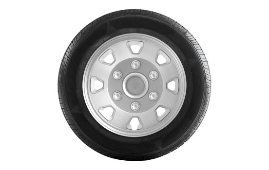 Hubcap set Utah II 16-inch silver (Convex Rims), Image 3