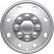 Hubcaps Utah 14-inch silver (Convex Rims)