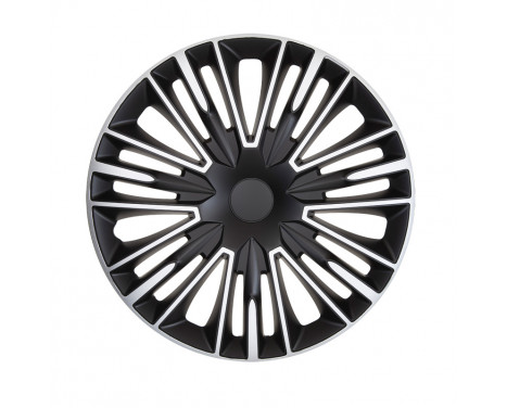 Jerez 16-inch wheel cover set silver/black