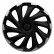 Misano 13-inch wheel cover set silver/black