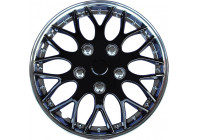 Missouri 13-inch wheel cover set, chrome/black
