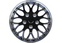 Missouri 16-inch wheel cover set, chrome/black