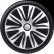 Nardo 16-inch wheel cover set silver/black, Thumbnail 2