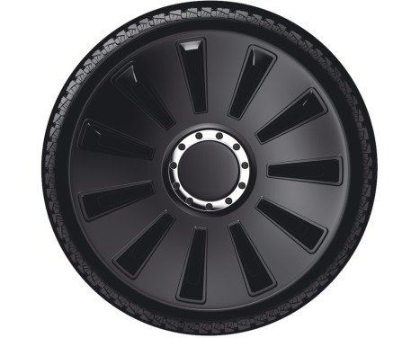 Silverstone Pro black 17-inch wheel cover set, Image 3