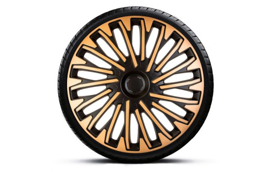 Soho 13-inch black/gold wheel cover set, Image 2