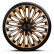 Soho 14-inch black/gold wheel cover set, Thumbnail 2
