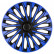 Soho 15-inch wheel cover set black/blue