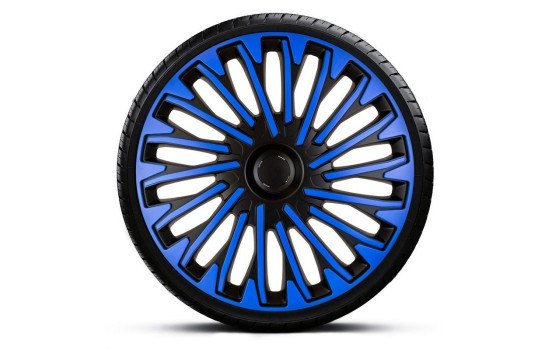 Soho 15-inch wheel cover set black/blue, Image 2