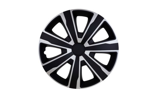 Tenzo 14-inch wheel cover set silver/black