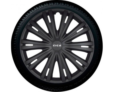 Wheel cover set Giga 13-inch matte black, Image 2
