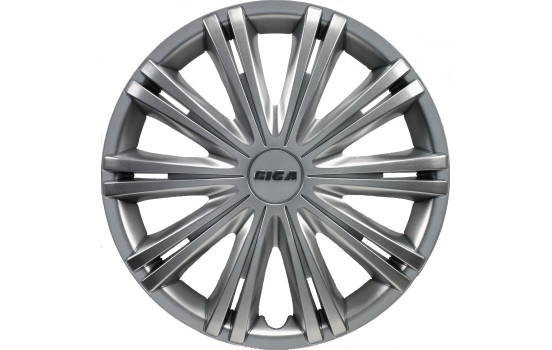 Wheel cover set Giga 14-inch silver