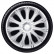 Wheel cover set Nero 18-inch silver, Thumbnail 2