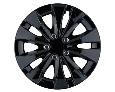 Wheel cover set Storm X Black 15 inch