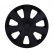 Wheel cover set Tenzo 14-inch black