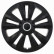 Wheel cover set Terra Ring Black 16 inch